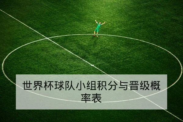 世界杯球队小组积分与晋级概率表